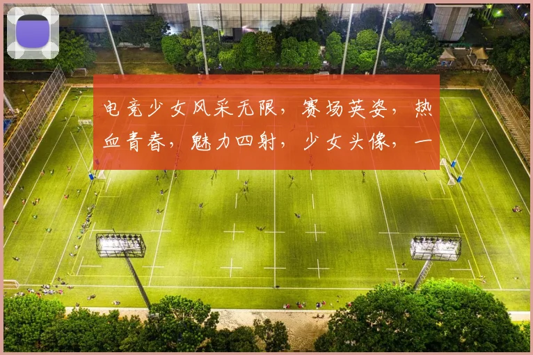 电竞少女风采无限，赛场英姿，热血青春，魅力四射，少女头像，一睹为快，